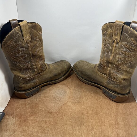 Irish Setter Marshall 83912 Men Size 10 EE Wide Square Steel Toe Boot Waterproof